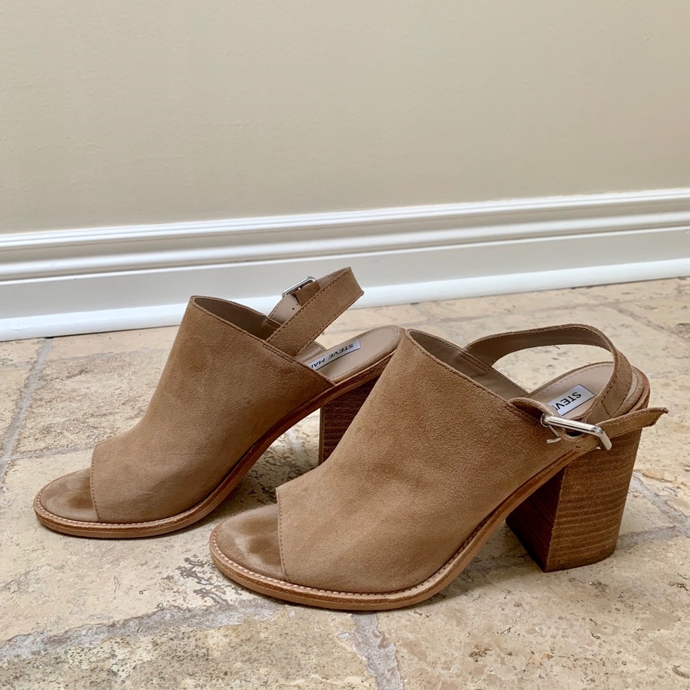 Steve Madden open toe mules